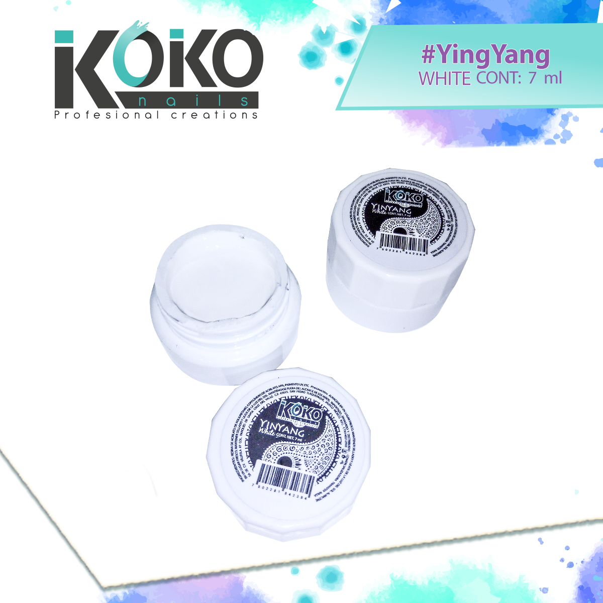 #YingYang - Gel Paint - BLANCO 7ml