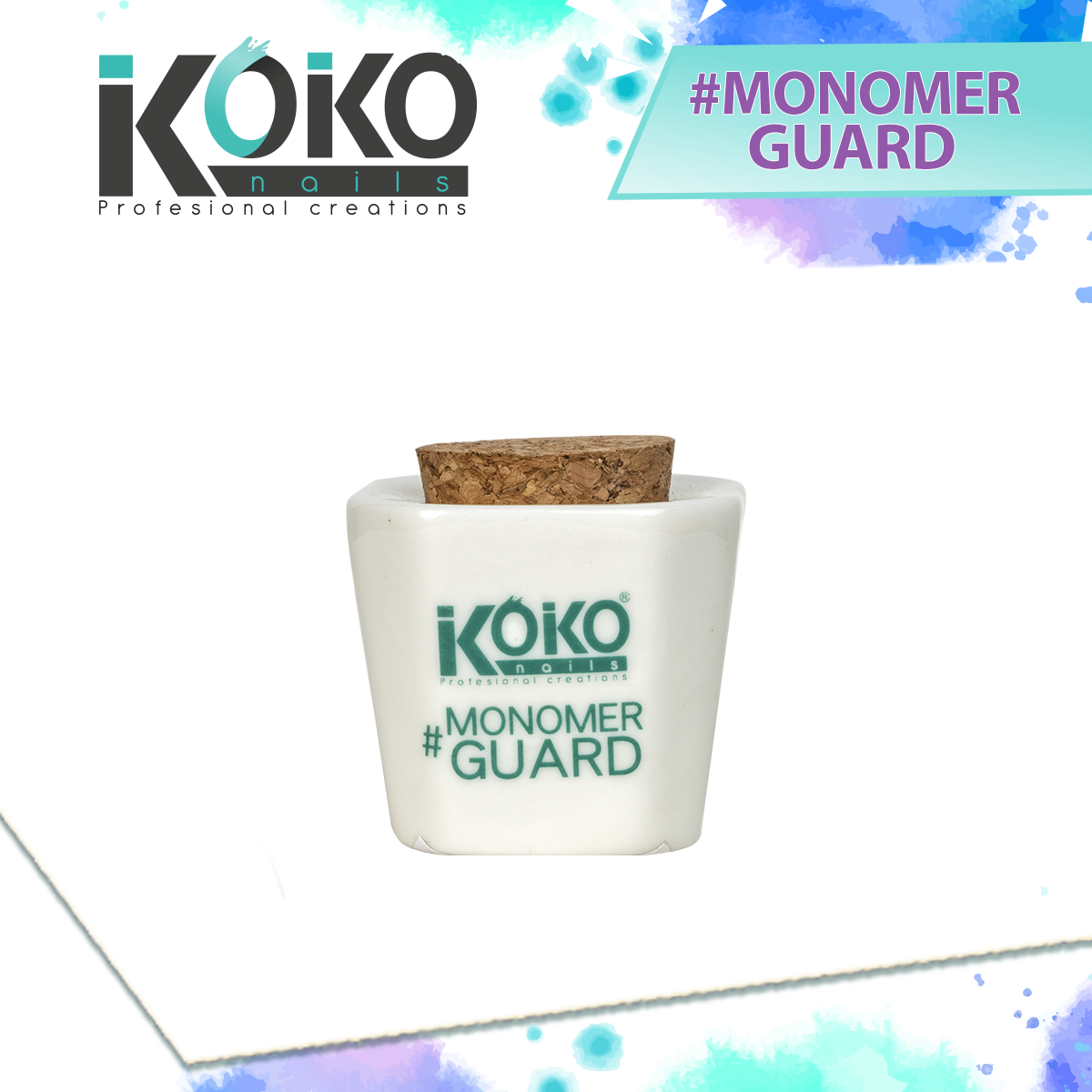#MONOMERGUARD - VASITO DE PORCELANA PARA MONÓMERO