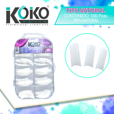 Tips 100 Pz Natural