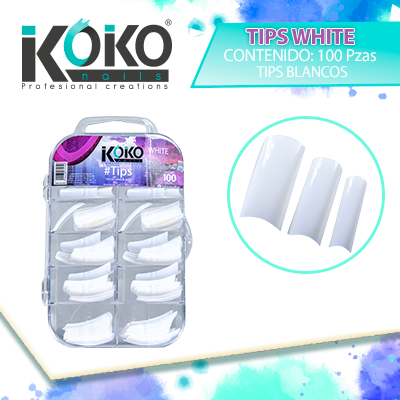 Tips 100 Pz Blanco