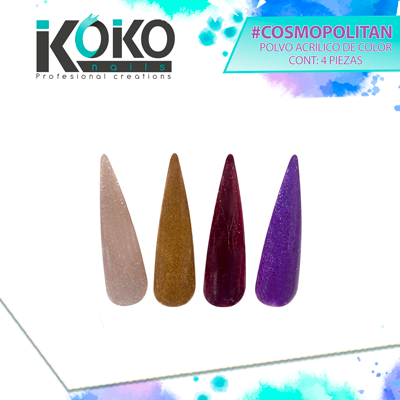 Colección COSMOPOLITAN - Polvo acrílico de color